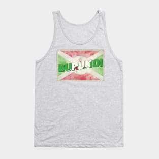 Burundi Vintage style retro souvenir Tank Top